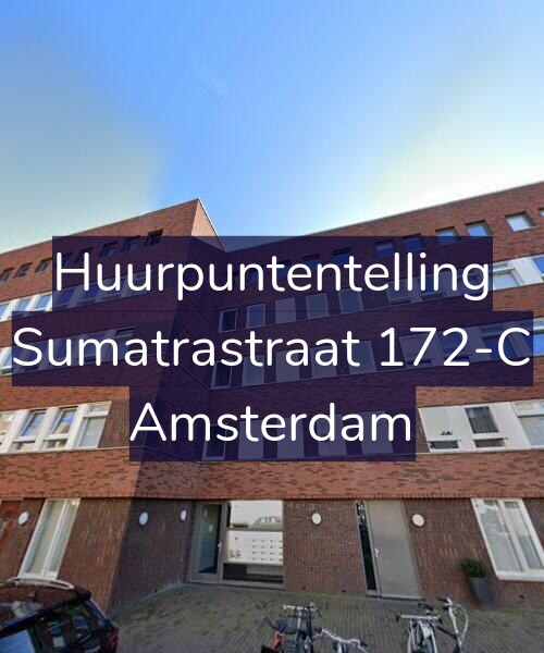 Foto gevel Huurpuntentelling voor Sumatrastraat 172-C, Amsterdam