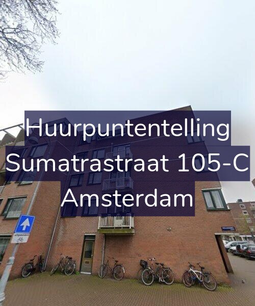 Foto gevel Huurpuntentelling voor Sumatrastraat 105-C, Amsterdam