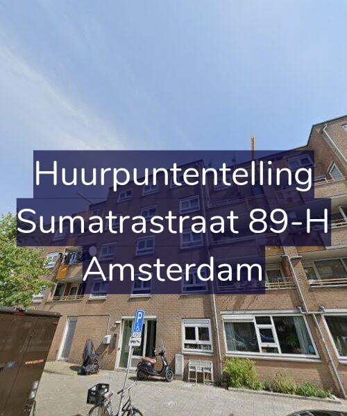 Foto gevel Huurpuntentelling voor Sumatrastraat 89-H, Amsterdam