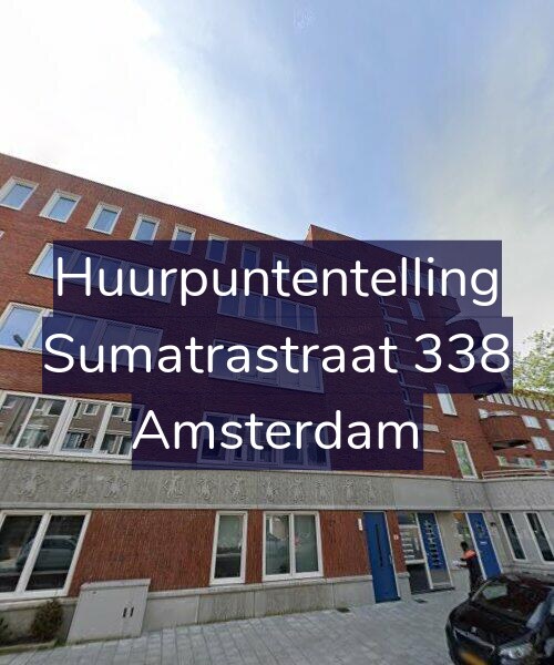 Foto gevel Huurpuntentelling voor Sumatrastraat 338, Amsterdam