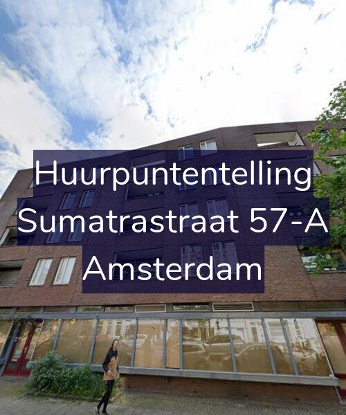Foto gevel Huurpuntentelling voor Sumatrastraat 57-A, Amsterdam