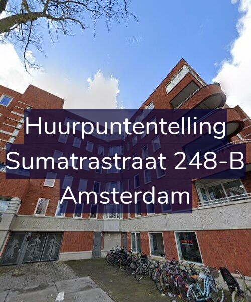 Foto gevel Huurpuntentelling voor Sumatrastraat 248-B, Amsterdam