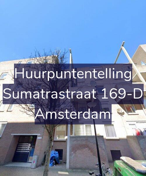 Foto gevel Huurpuntentelling voor Sumatrastraat 169-D, Amsterdam