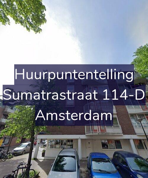Foto gevel Huurpuntentelling voor Sumatrastraat 114-D, Amsterdam