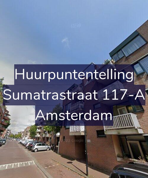 Foto gevel Huurpuntentelling voor Sumatrastraat 117-A, Amsterdam