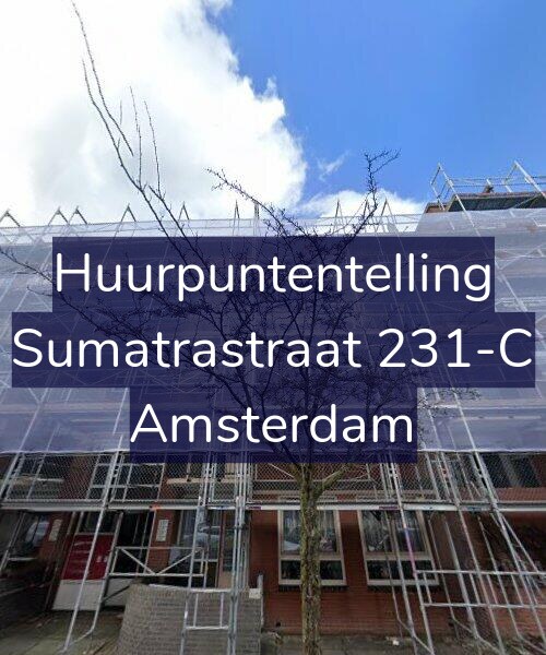 Foto gevel Huurpuntentelling voor Sumatrastraat 231-C, Amsterdam