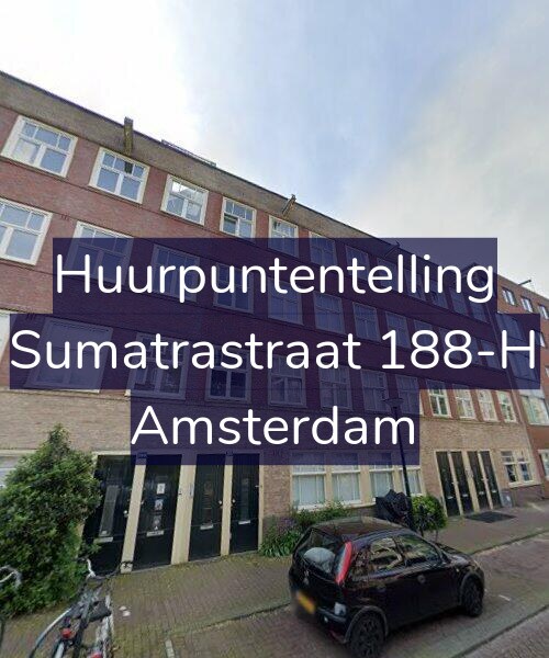Foto gevel Huurpuntentelling voor Sumatrastraat 188-H, Amsterdam