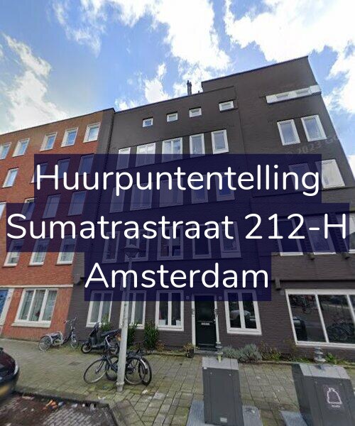 Foto gevel Huurpuntentelling voor Sumatrastraat 212-H, Amsterdam
