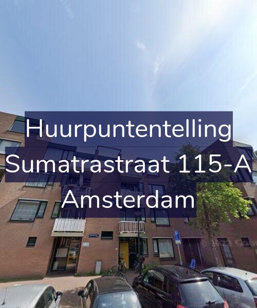 Foto gevel Huurpuntentelling voor Sumatrastraat 115-A, Amsterdam