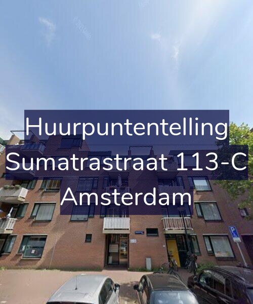 Foto gevel Huurpuntentelling voor Sumatrastraat 113-C, Amsterdam