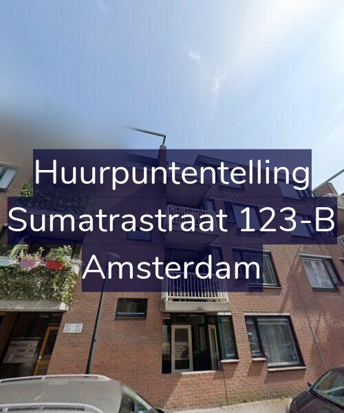 Foto gevel Huurpuntentelling voor Sumatrastraat 123-B, Amsterdam