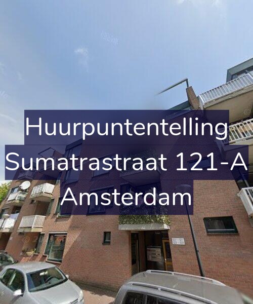 Foto gevel Huurpuntentelling voor Sumatrastraat 121-A, Amsterdam