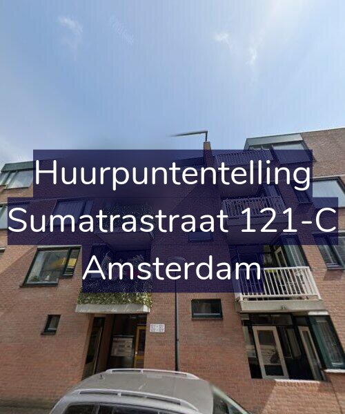 Foto gevel Huurpuntentelling voor Sumatrastraat 121-C, Amsterdam