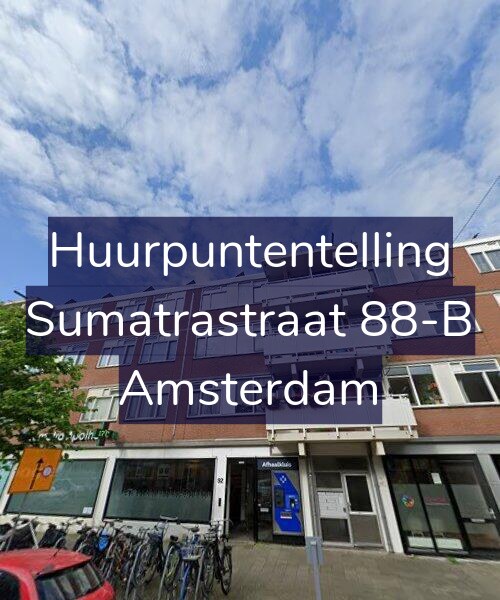 Foto gevel Huurpuntentelling voor Sumatrastraat 88-B, Amsterdam