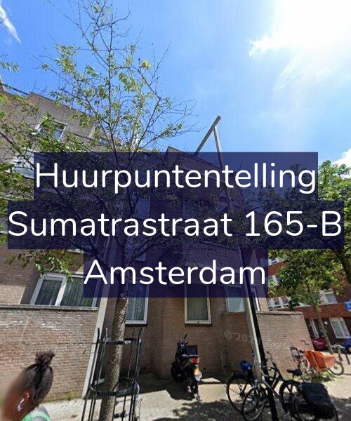 Foto gevel Huurpuntentelling voor Sumatrastraat 165-B, Amsterdam