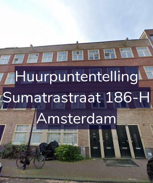 Foto gevel Huurpuntentelling voor Sumatrastraat 186-H, Amsterdam