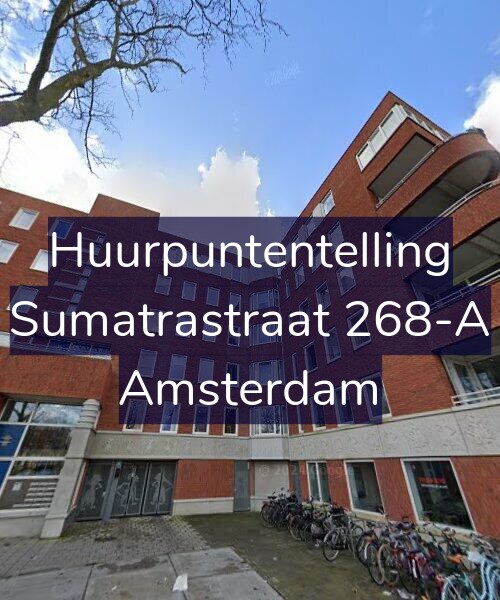 Foto gevel Huurpuntentelling voor Sumatrastraat 268-A, Amsterdam