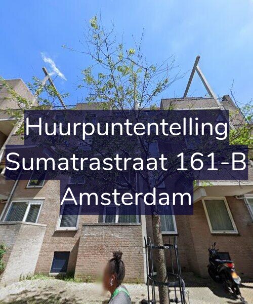 Foto gevel Huurpuntentelling voor Sumatrastraat 161-B, Amsterdam