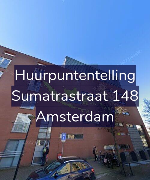 Foto gevel Huurpuntentelling voor Sumatrastraat 148, Amsterdam