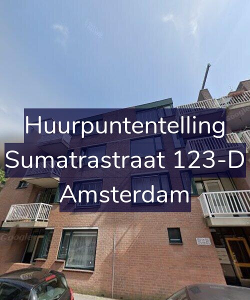 Foto gevel Huurpuntentelling voor Sumatrastraat 123-D, Amsterdam
