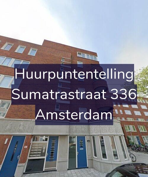 Foto gevel Huurpuntentelling voor Sumatrastraat 336, Amsterdam