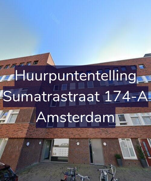 Foto gevel Huurpuntentelling voor Sumatrastraat 174-A, Amsterdam