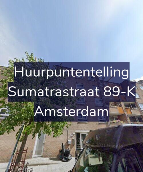 Foto gevel Huurpuntentelling voor Sumatrastraat 89-K, Amsterdam