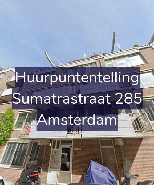 Foto gevel Huurpuntentelling voor Sumatrastraat 285, Amsterdam