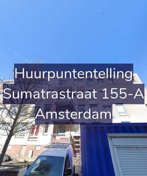 Foto gevel Huurpuntentelling voor Sumatrastraat 155-A, Amsterdam