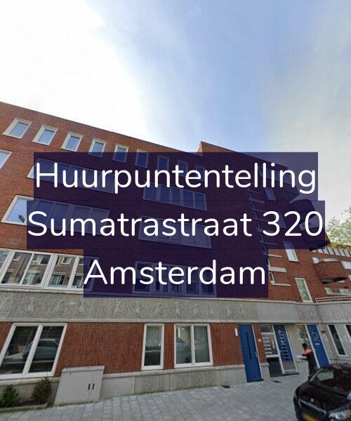 Foto gevel Huurpuntentelling voor Sumatrastraat 320, Amsterdam