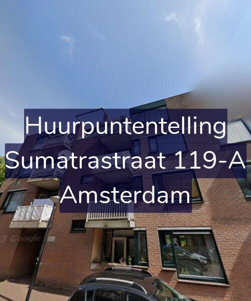 Foto gevel Huurpuntentelling voor Sumatrastraat 119-A, Amsterdam