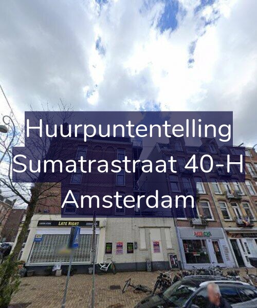 Foto gevel Huurpuntentelling voor Sumatrastraat 40-H, Amsterdam