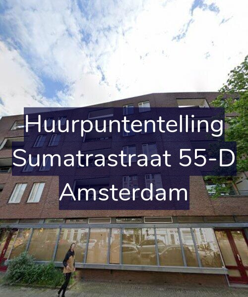 Foto gevel Huurpuntentelling voor Sumatrastraat 55-D, Amsterdam