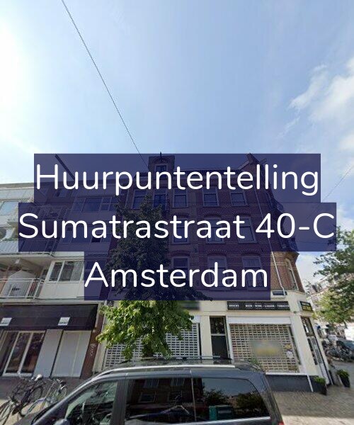 Foto gevel Huurpuntentelling voor Sumatrastraat 40-C, Amsterdam