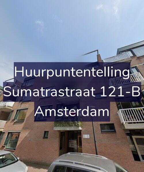 Foto gevel Huurpuntentelling voor Sumatrastraat 121-B, Amsterdam