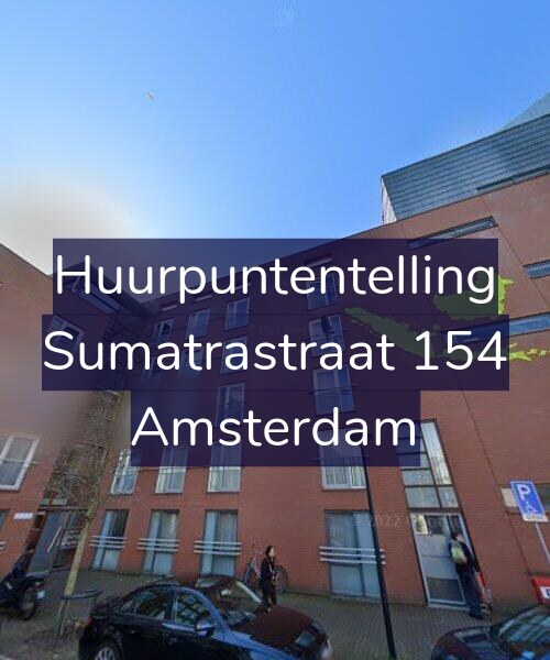Foto gevel Huurpuntentelling voor Sumatrastraat 154, Amsterdam