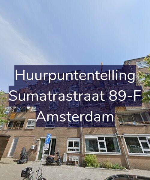 Foto gevel Huurpuntentelling voor Sumatrastraat 89-F, Amsterdam