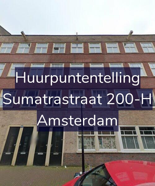 Foto gevel Huurpuntentelling voor Sumatrastraat 200-H, Amsterdam