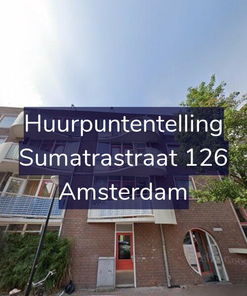 Foto gevel Huurpuntentelling voor Sumatrastraat 126, Amsterdam