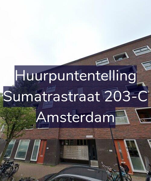 Foto gevel Huurpuntentelling voor Sumatrastraat 203-C, Amsterdam