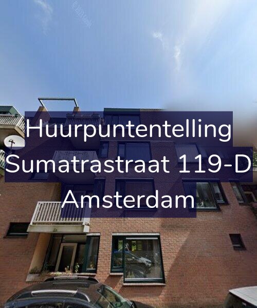 Foto gevel Huurpuntentelling voor Sumatrastraat 119-D, Amsterdam