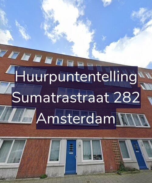 Foto gevel Huurpuntentelling voor Sumatrastraat 282, Amsterdam