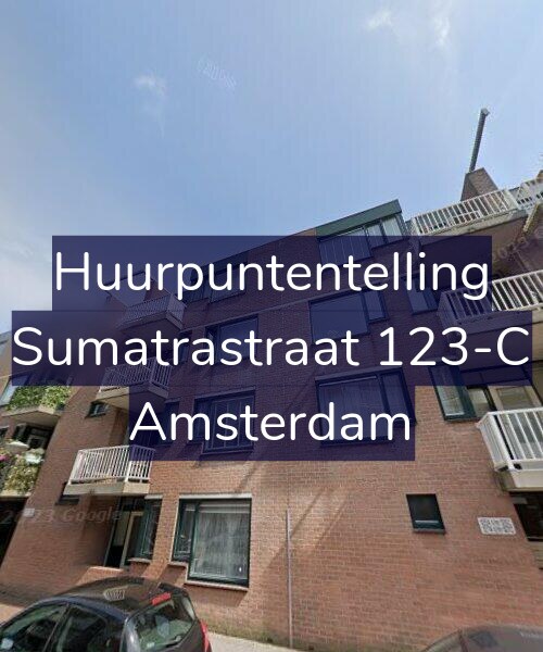 Foto gevel Huurpuntentelling voor Sumatrastraat 123-C, Amsterdam
