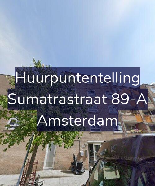 Foto gevel Huurpuntentelling voor Sumatrastraat 89-A, Amsterdam