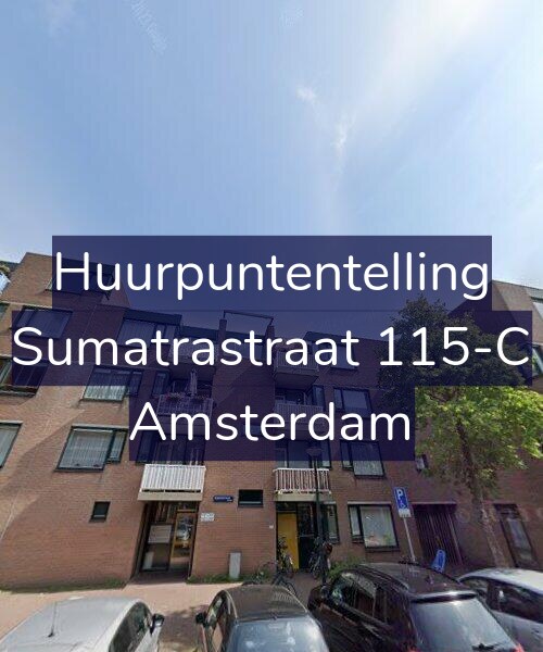 Foto gevel Huurpuntentelling voor Sumatrastraat 115-C, Amsterdam