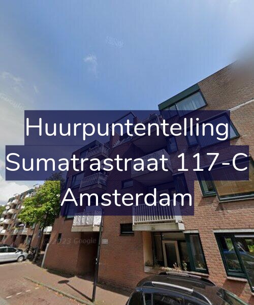 Foto gevel Huurpuntentelling voor Sumatrastraat 117-C, Amsterdam