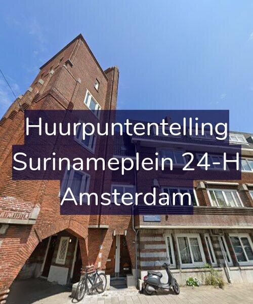 Foto gevel Huurpuntentelling voor Surinameplein 24-H, Amsterdam