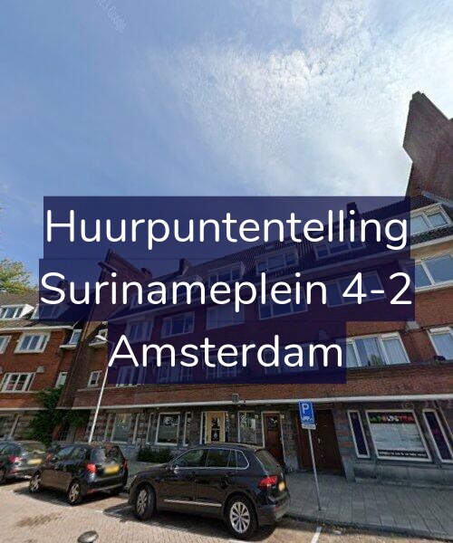 Foto gevel Huurpuntentelling voor Surinameplein 4-2, Amsterdam