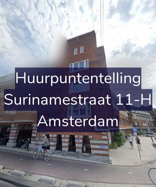 Foto gevel Huurpuntentelling voor Surinamestraat 11-H, Amsterdam