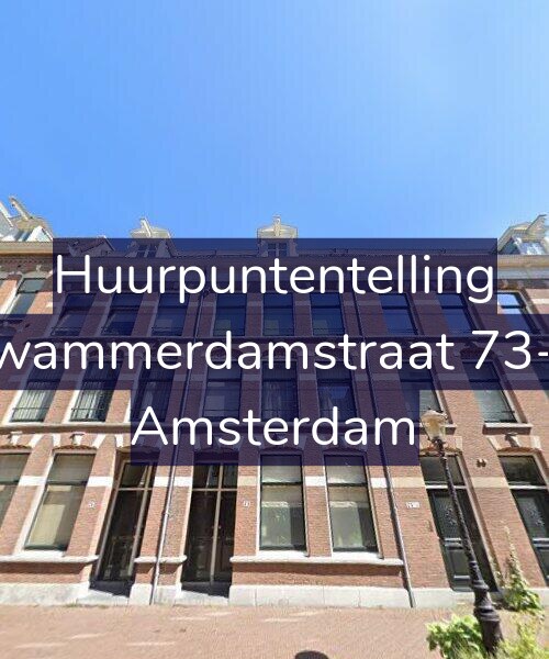 Foto gevel Huurpuntentelling voor Swammerdamstraat 73-A, Amsterdam